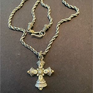 Barbara Bixby cross necklace